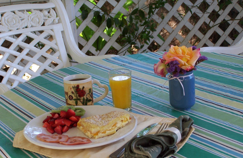 Breakfast at Pelican Cove Inn Bed & Breakfast.