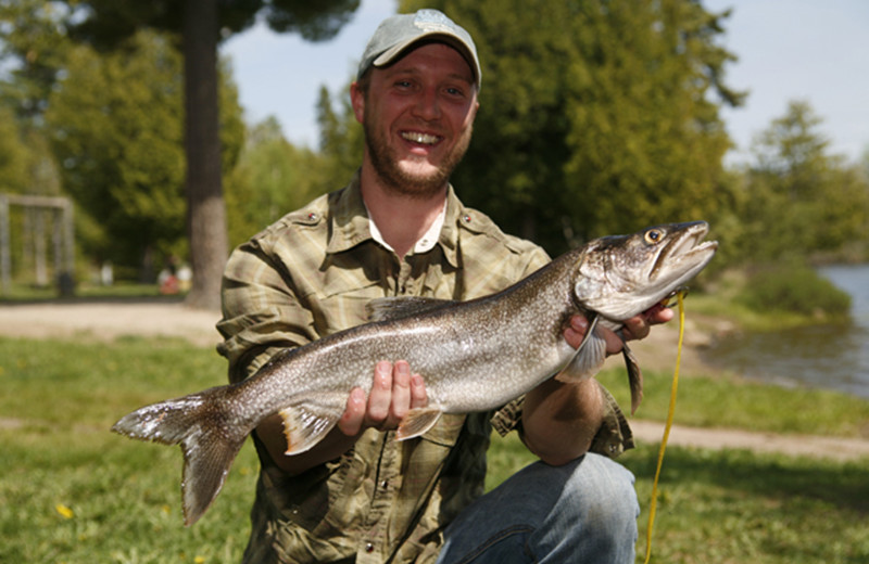 Fishing at Nor'Wester Lodge & Canoe Outfitters.