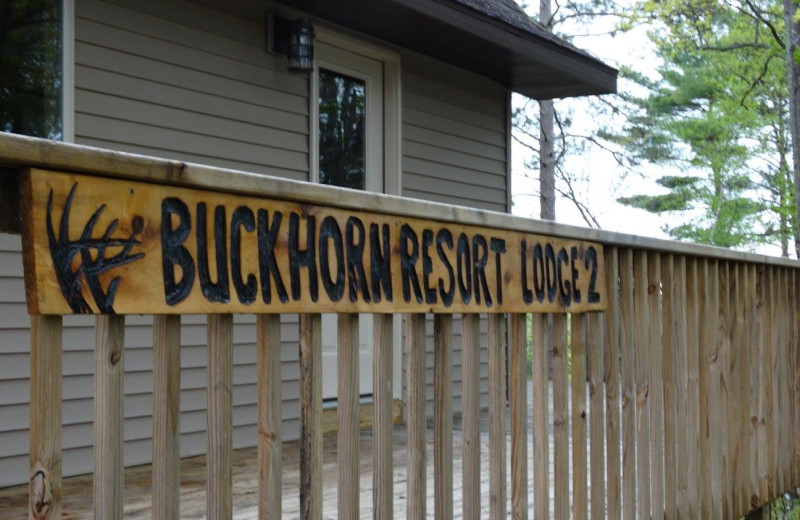 Lodge exterior at Buckhorn Resort.