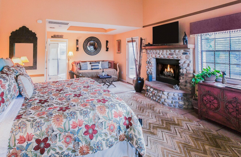 Guest room at Blair House Inn.