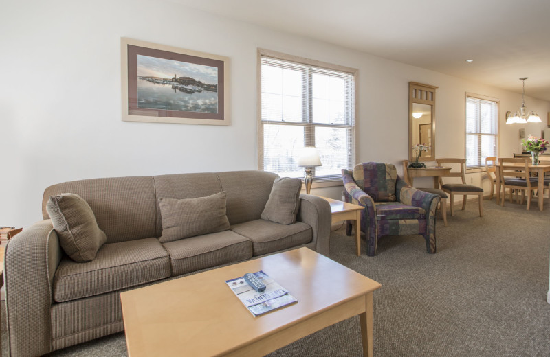 Guest room at Mill Creek Hotel.