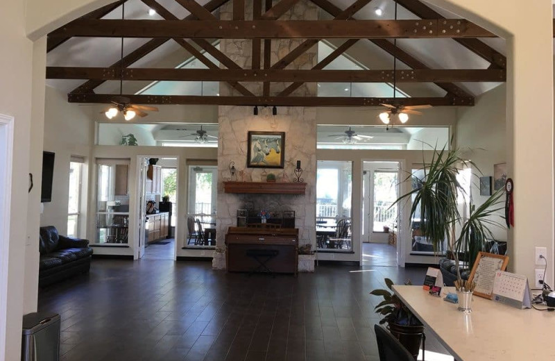 Lobby at Mountain Star Lodge.