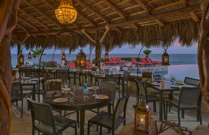 Dining at Sheraton Hacienda del Mar Resort & Spa.