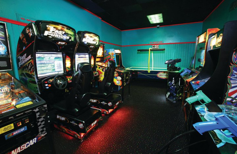 Video arcade at Rosen Inn International.