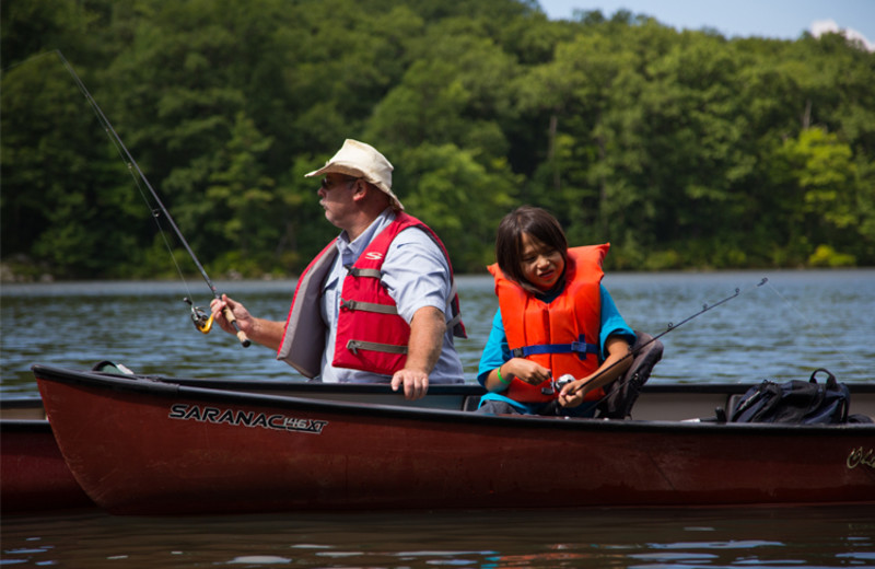 Fishing at Minerals Hotel.