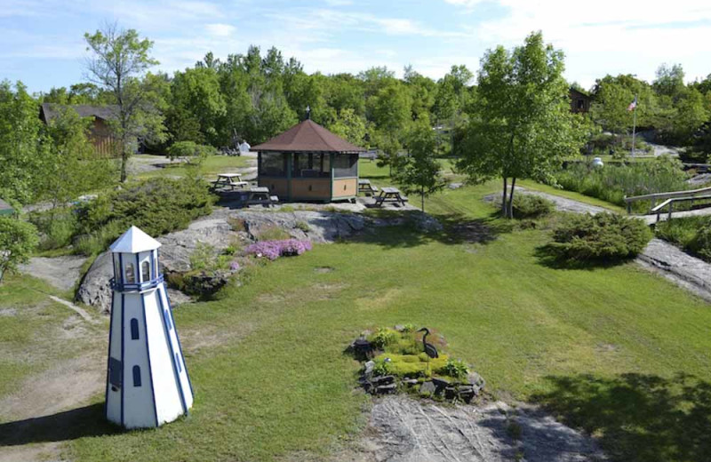 Grounds at Brennan Harbour Resort.