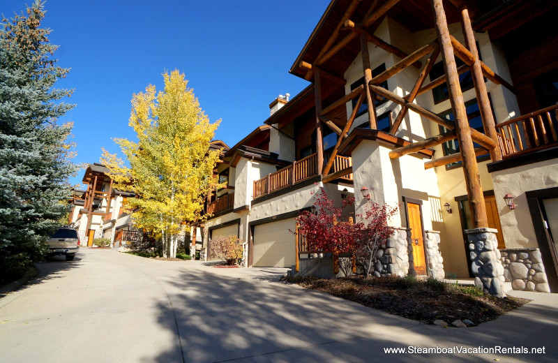 Rental exterior at Steamboat Vacation Rentals.