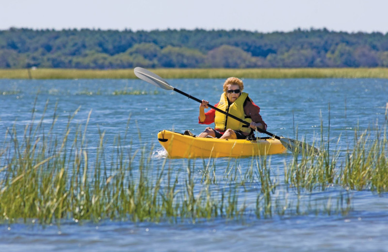 Enjoy the best watersports including kayaking in so much more from the Marshwalk and Marina located one mile North of the Inlet Sports Lodge