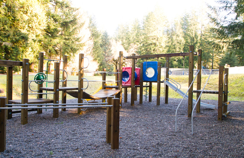 Kid's playground at Luxury Getaways.