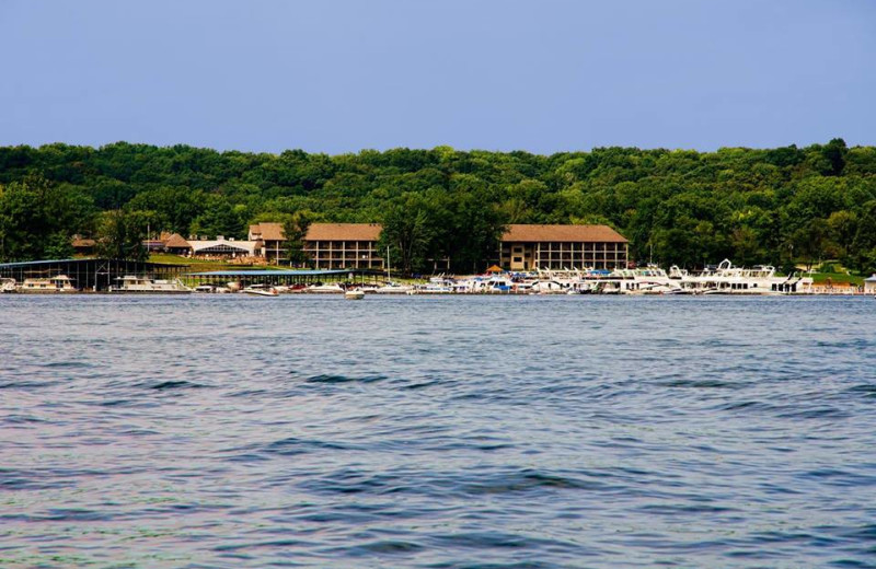 Exterior view of Fourwinds Resort & Marina.