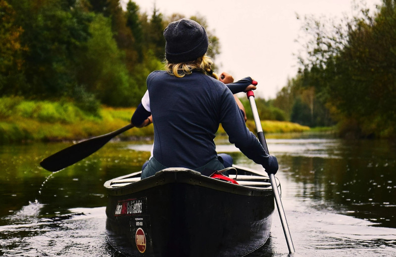 Kayaking at Skyport Lodge.