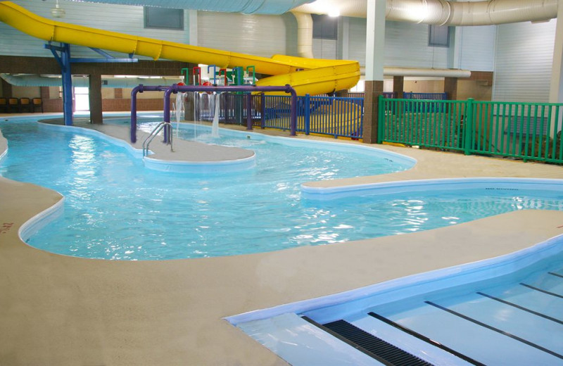 Indoor water park at Castle Rock Resort and Waterpark.