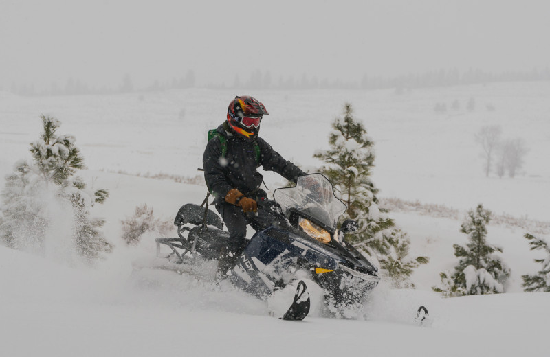 Snowmobiling at The Green O.