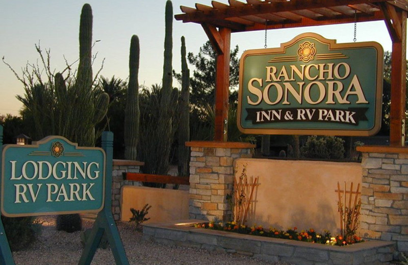 Exterior view of Rancho Sonora Inn & Rv Park.
