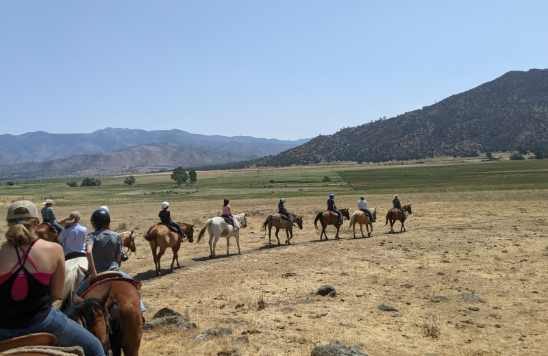 Horseback riding at Rankin Ranch.