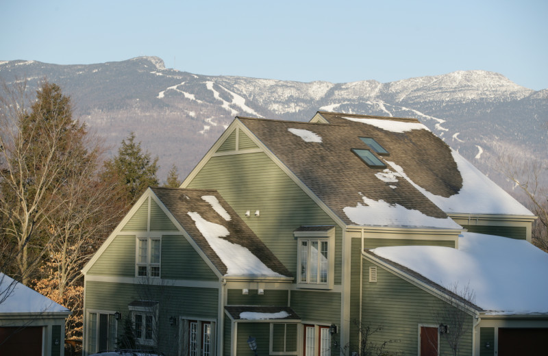 Resort home in winter at Topnotch Resort.