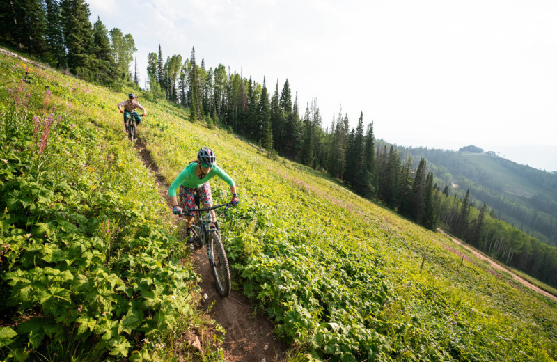 Biking at The Steamboat Grand.