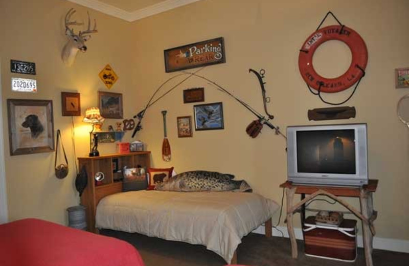 Guest room at Crescent Quarters.