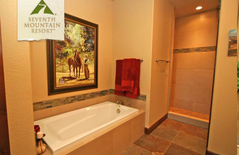 Townhome Bathroom at Seventh Mountain Resort 