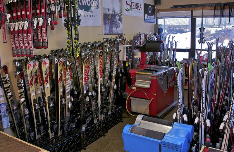 Ski shop at The Ridge Resorts.