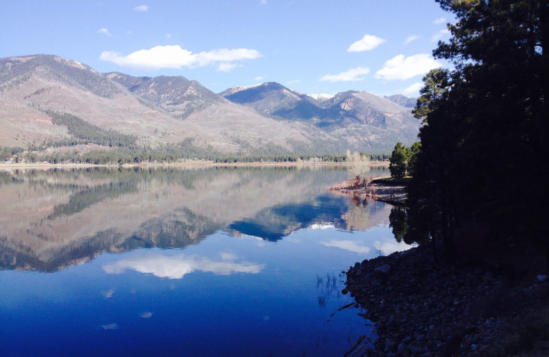 View from Lone Wolf Cabins and Getaway.