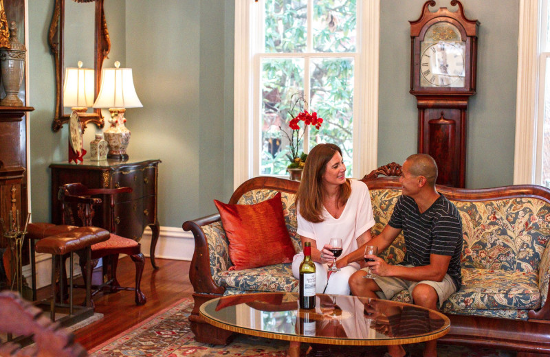 Couple at Eliza Thompson House.