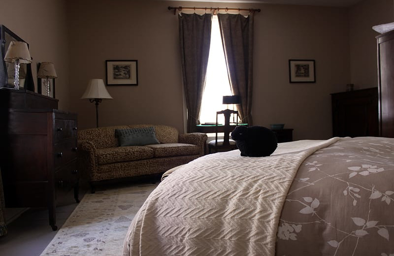 Guest room at Black Sheep Inn and Spa.