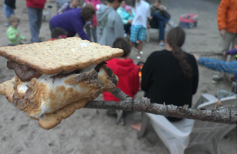 Smores at Lumina Resort.