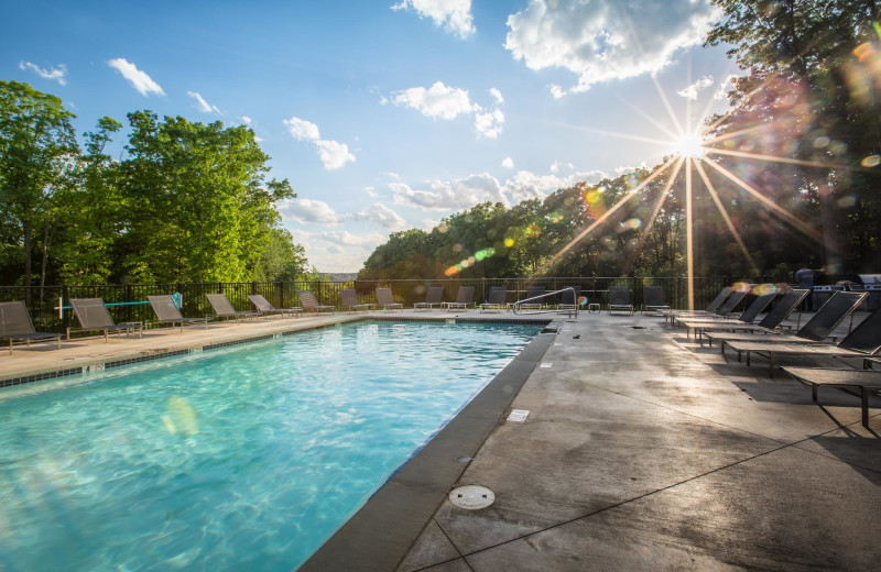 Outdoor pool at Carnegie Inn 