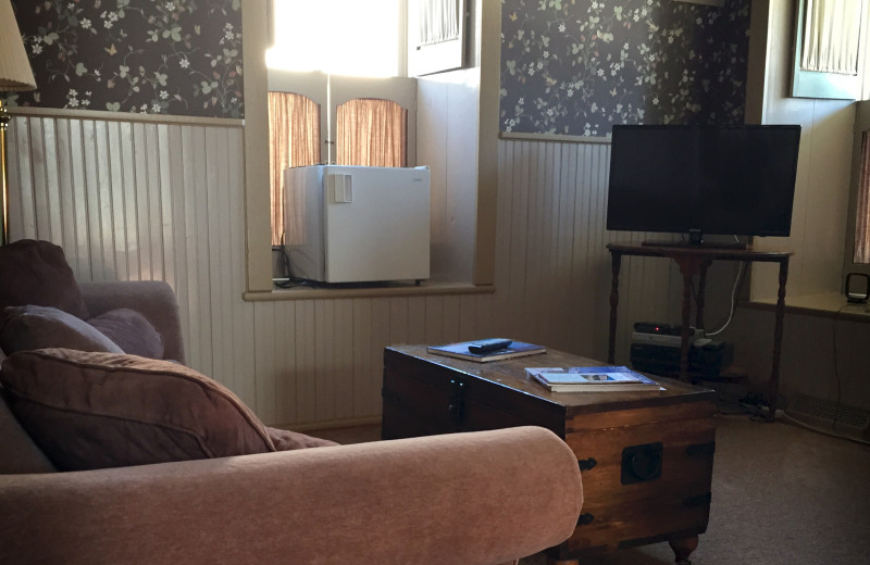 Guest room at Abe's Spring Street Guest House.