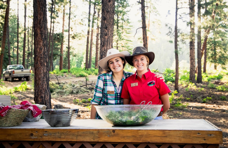 Dining at Colorado Trails Ranch.