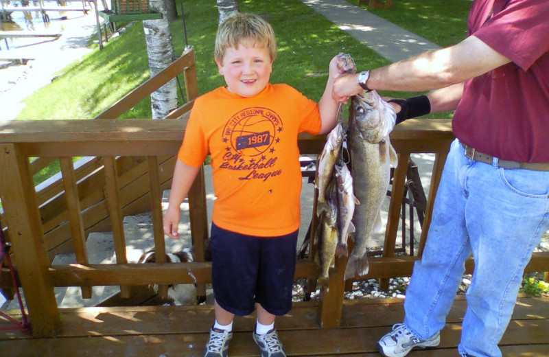 Fishing at Adrian's Resort.