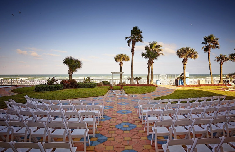 Wedding ceremony at Plaza Resort & Spa.