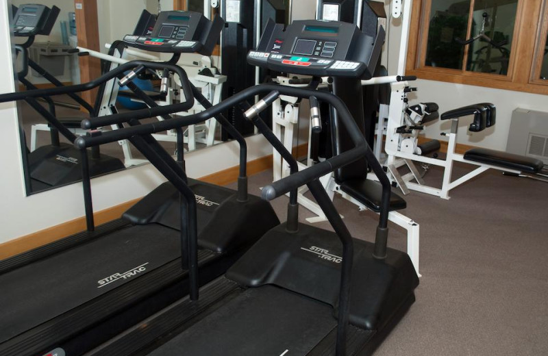 Fitness room at Minnewaska Lodge.