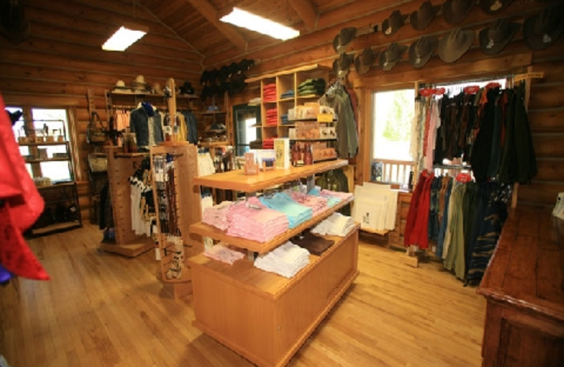 Gift Shop at The Hideout Lodge & Guest Ranch.