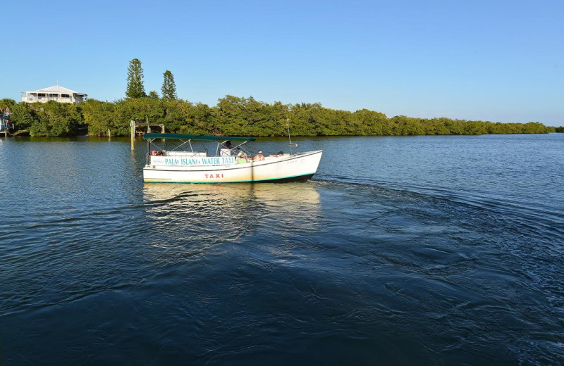 Boating at Palm Island Resort.