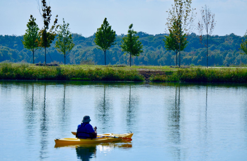 Kayaking at Big Cypress Lodge.