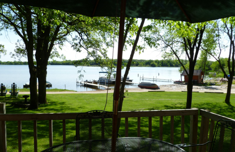 Lake view at Swan Lake Resort.