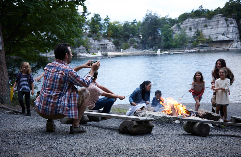 Family at Mohonk Mountain House.