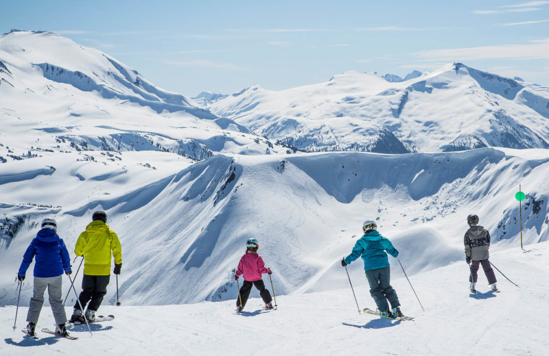 Skiing at Sundial Boutique Hotel.