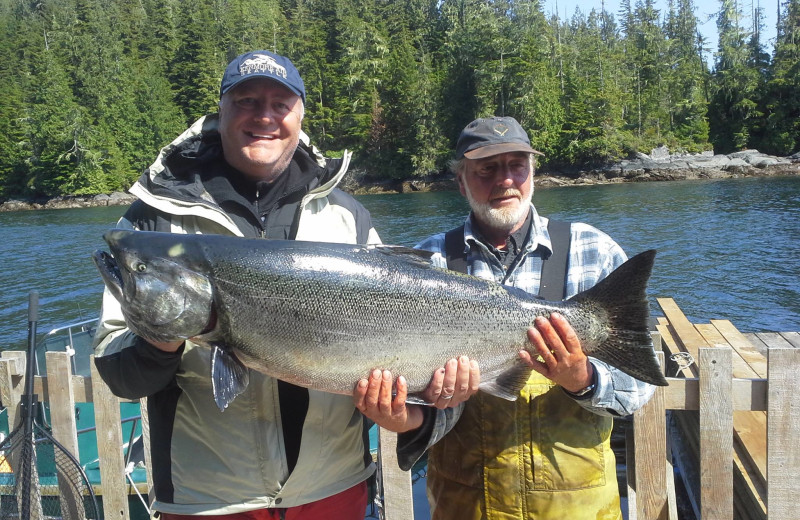 Fishing at Blackfish Lodge.