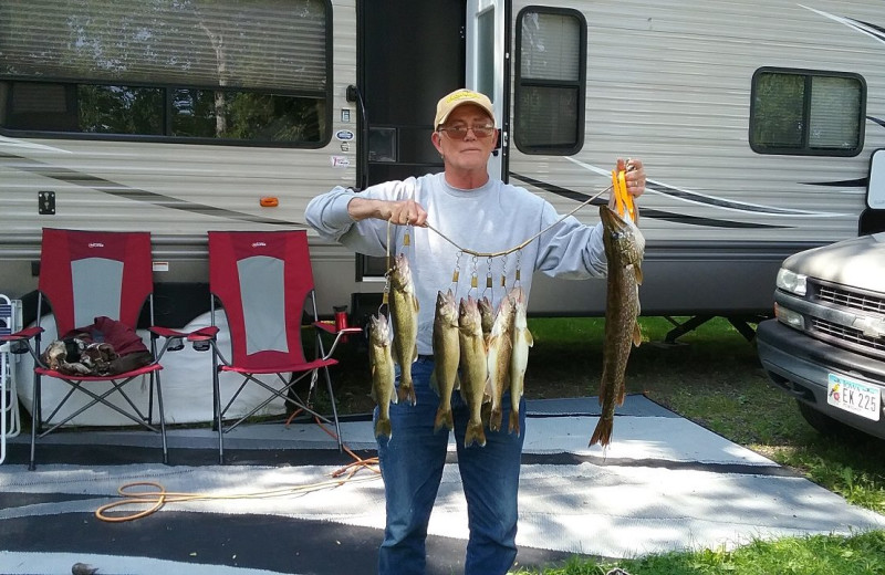 Fishing at Lakeview Resort.