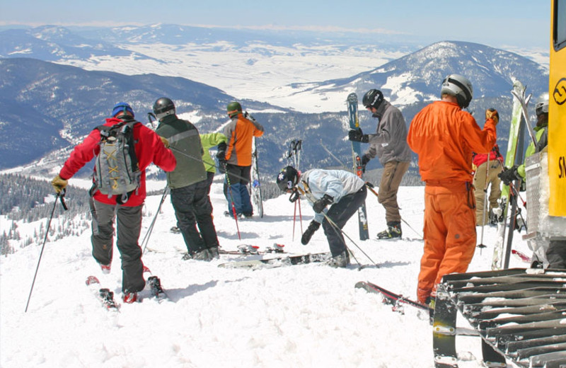 Skiing at Mt. Princeton Hot Springs Resort.