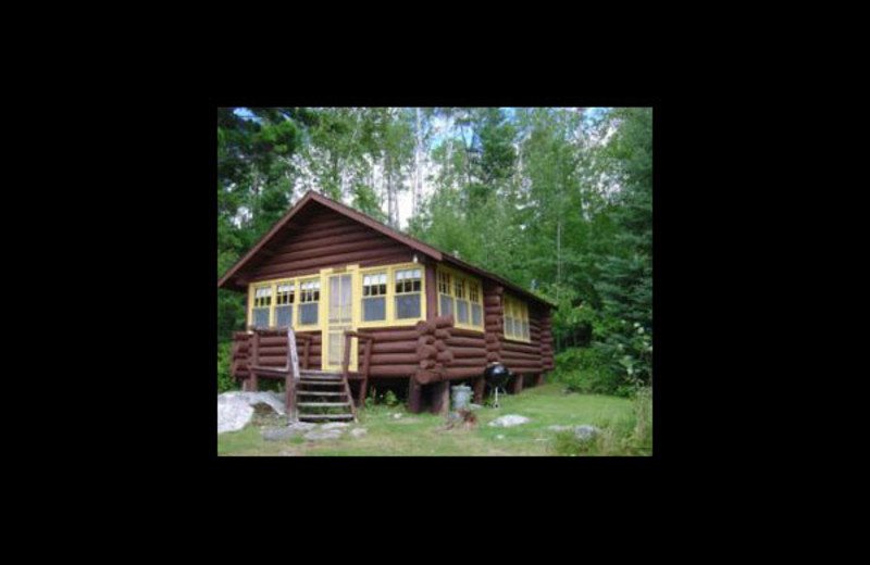 Cabin exterior at Nelson's Resort.