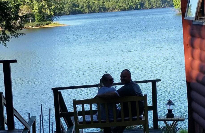 Lake view cabin at Spooky Bay Resort.