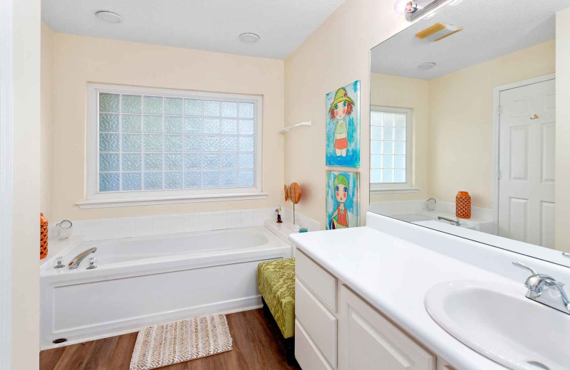 Bathroom at Real Escapes Properties - Demere Landing #135.