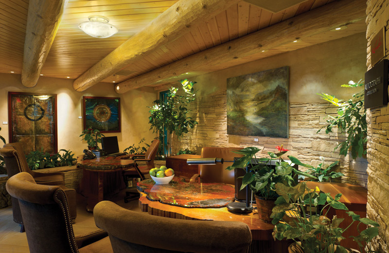 Lobby at El Monte Sagrado.