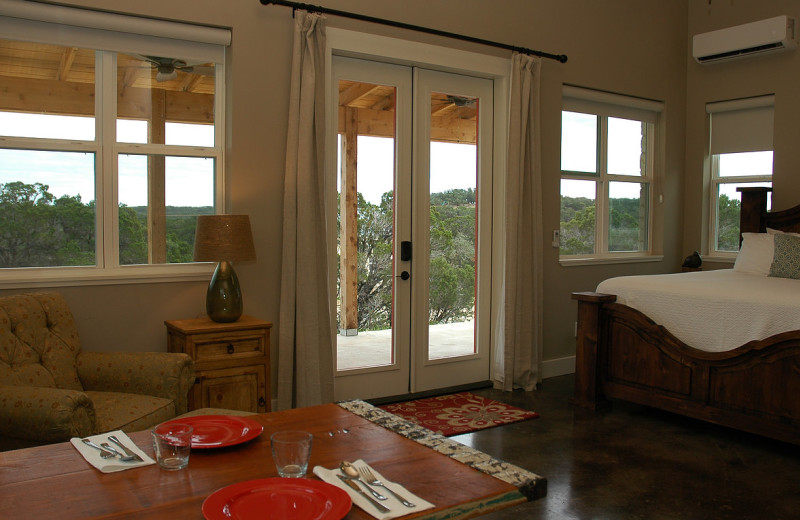 Casitas interior at Hill Country Casitas.