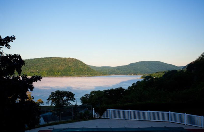 View from Inn on the Hudson.