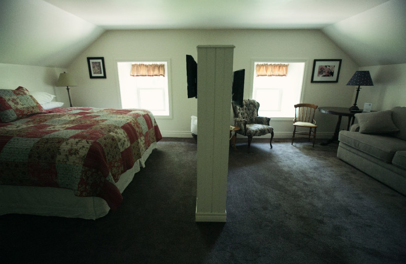 Guest room at Strathmere Retreat & Spa.